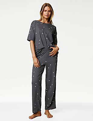 Cotton Modal Printed Pyjama Set