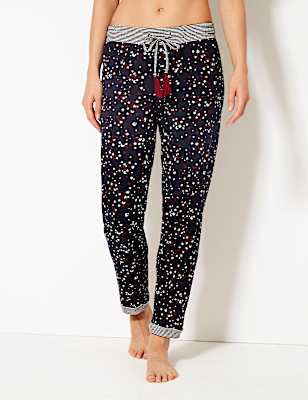 Star Print Pyjama Bottoms