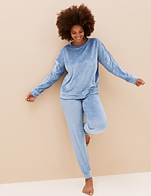 Flexifit&trade; Velour Foil Spot Lounge Joggers