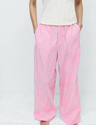 Pure Cotton Striped Bottoms