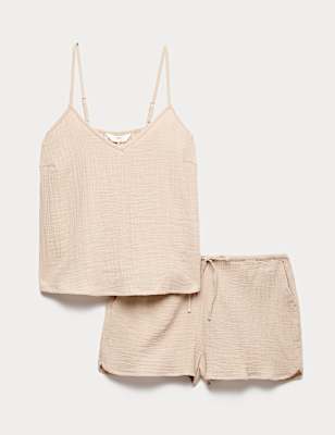 Muslin Cami Shortie Pyjama Set