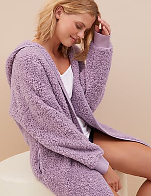 Teddy Borg Hooded Cardigan