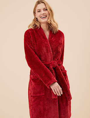Fleece Short Dressing Gown