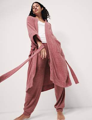Body Soft Feather Knit Dressing Gown