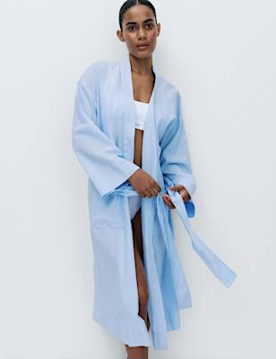 Pure Cotton Chambray Wrap