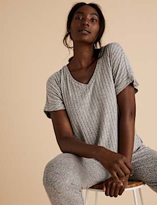 Cosy Lounge Ribbed Top
