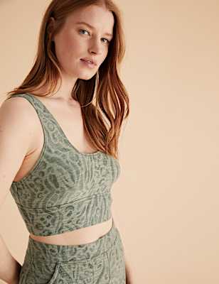 Flexifit™ Animal Print Crop Top