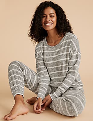 Cosy Striped Lounge Sweatshirt