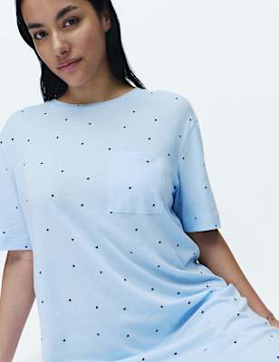 Cotton Modal Printed Minishirt