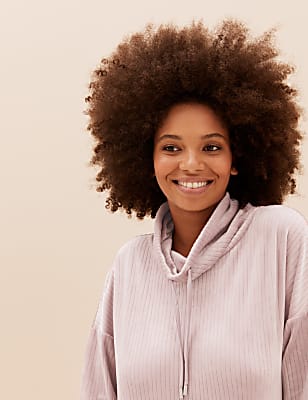 Velour Flexfit™ Ribbed Lounge Top