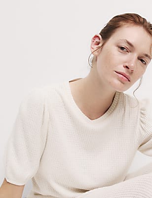 Cosy Waffle Pyjama Top