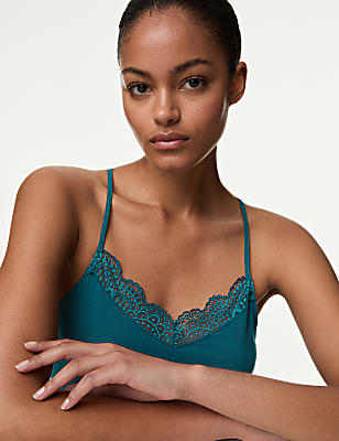 Body Soft™ Lace Trim Cami Top
