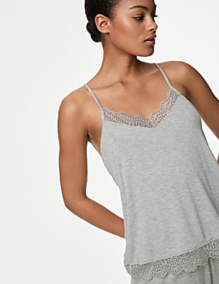 Body Soft&trade; Lace Trim Cami Top