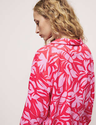 Cotton Blend Lobster Print Pyjama Top