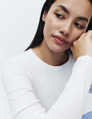 Cool Comfort&trade; Cotton Modal Rib Pyjama Top