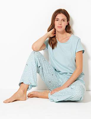 Pure Cotton Narwhal Print Pyjama Set