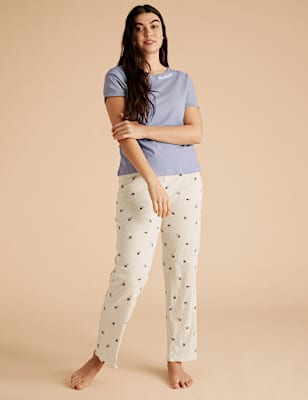 Cotton Bee Happy Slogan Pyjama Set