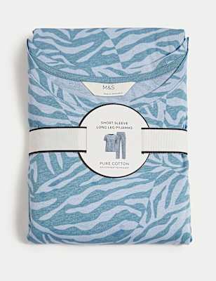 Pure Cotton Printed Pyjama Set