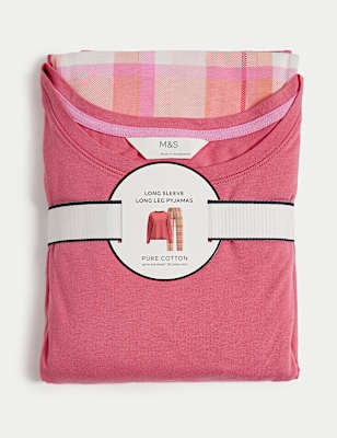 Pure Cotton Heart Print Pyjama Set