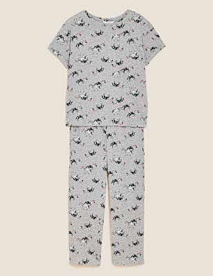 Cotton Rich Zebra Print Pyjama Set