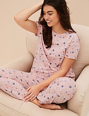 Pure Cotton Floral Pyjama Set