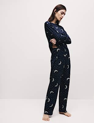 Cotton Rich Print Pyjama Set