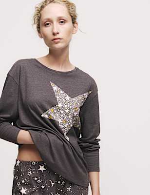 Cotton Rich Print Pyjama Set