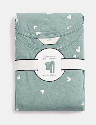 Cotton Rich Printed Pyjama Set
