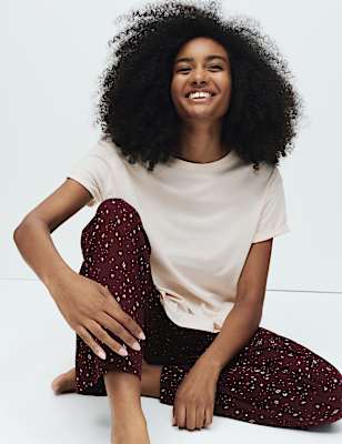 Cotton Rich Printed Pyjama Set