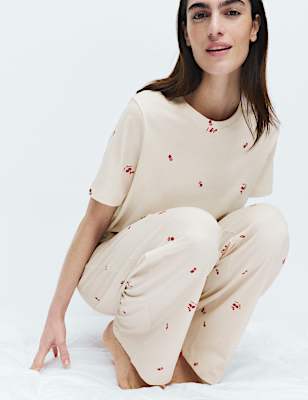Pure Cotton Printed Pyjama Set