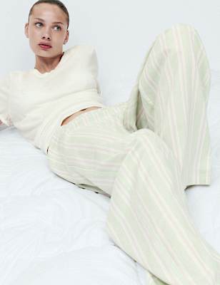Cotton Rich Printed Pyjama Set