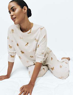 Pure Cotton Printed Pyjama Set