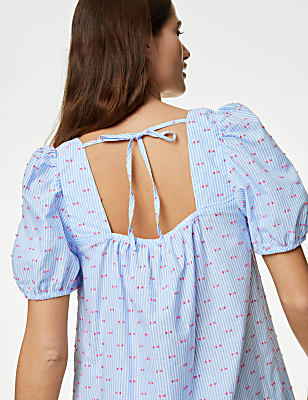 Pure Cotton Printed Nightdress