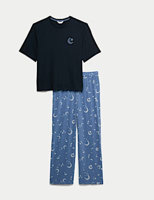 Pure Cotton Eid Print Pyjama Set