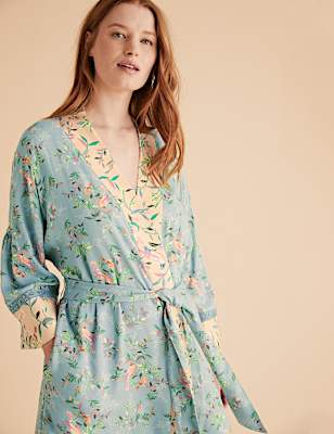 Floral Print Short Wrap