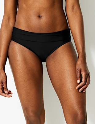 Roll Top Hipster Bikini Bottoms