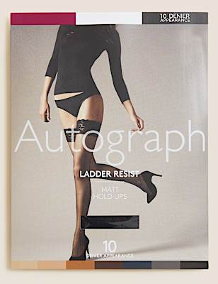 10 Denier Ladder Resist Matt Hold-ups