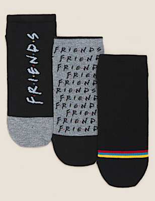 3pk Cotton Rich Friends&trade; Trainer Liners&trade;