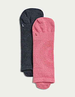 2pk Cotton Blend Yoga Socks