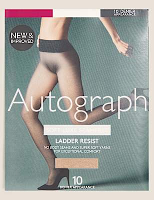 10 Denier Soft Luxe Seamless Tights