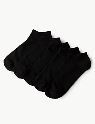 5pk Cotton Rich Trainer Liner Socks&trade;
