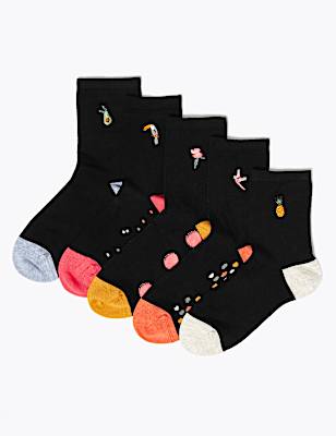 5pk Sumptuously Soft™ Ankle Highs