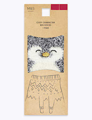 Cosy Penguin Socks In A Box