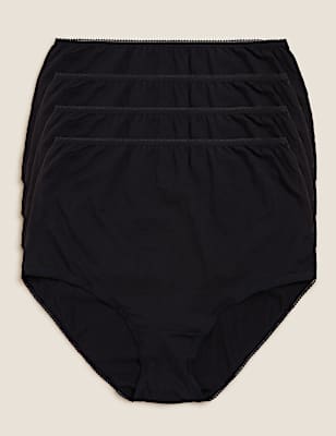 4 Pack Pure Cotton Full Briefs