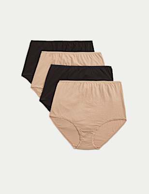 4pk Pure Cotton Full Briefs