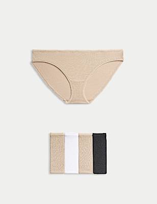 Pack of 5 Cotton Mix Slim Fit Knickers