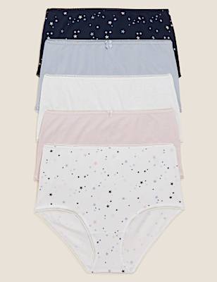 5 Pack Cotton Mix Skinny Fit Knicker