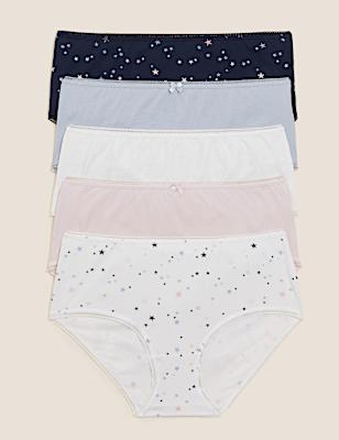 5 Pack Cotton Mix Skinny Fit Briefs
