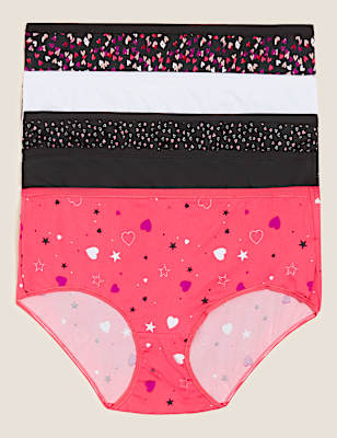 HEART NO VPL 5PK MIDI