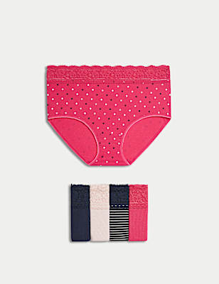 Mid Rise Polka Dots Full Briefs